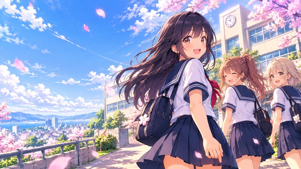 Anime High School Girl Life