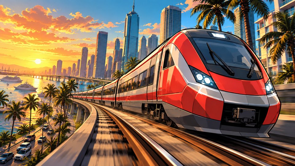City Train Simulator 3D